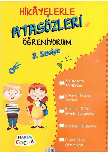 Hakim Çocuk 1.ve 2.seviye Hikayelerle Atasözleri Öğreniyorum fiyatları