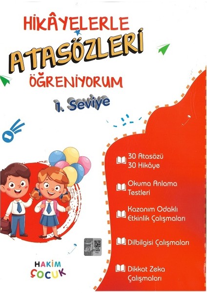 Hakim Çocuk 1.ve 2.seviye Hikayelerle Atasözleri Öğreniyorum modelleri