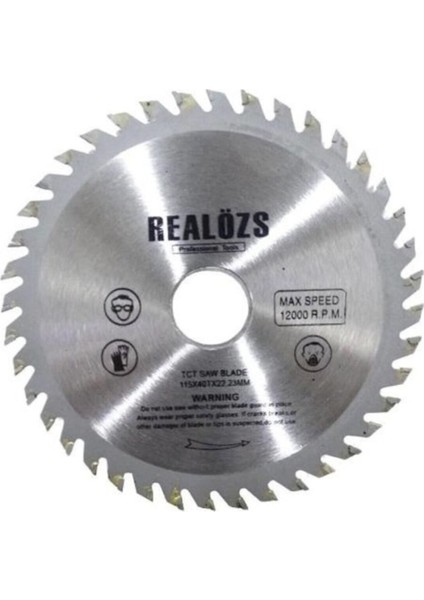 Elmas Uçlu Sunta Testeresı 115X40XT22.23, Dayanıklı ve Hassas Kesim