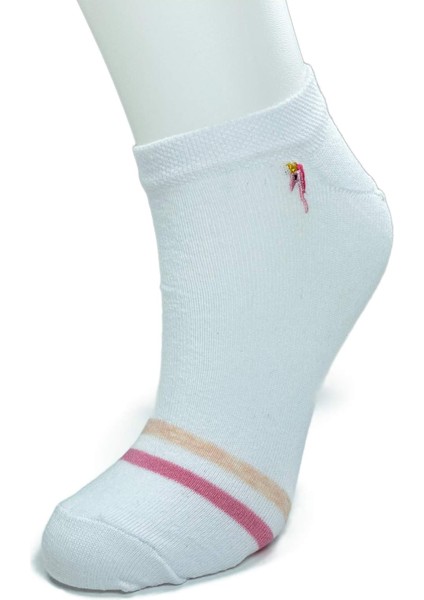 4 Çift Kadın Pamuk Minyatür Baskılı Modern Yumuşak Bilek Çorap fırsatları