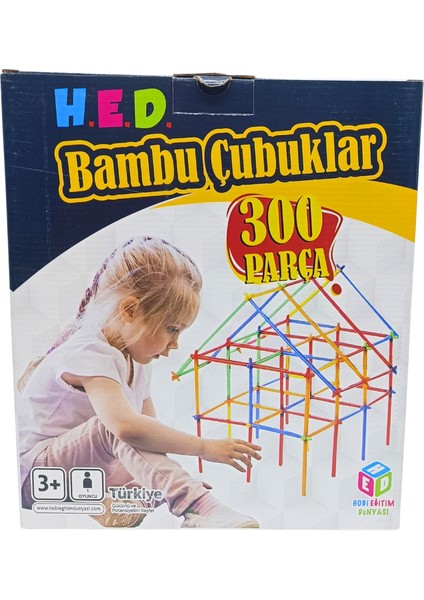 Eğitici Bambu Inşa Çubukları HED-333