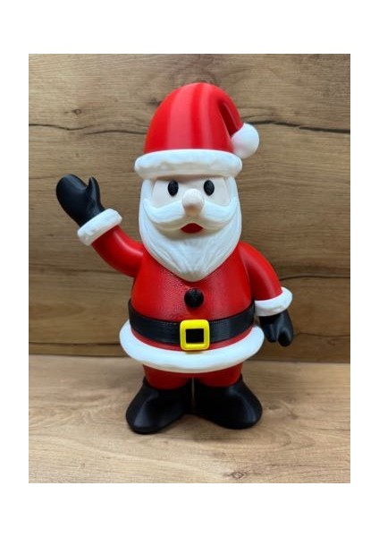3D Baskı Noel Baba Dekoratif Biblo – Yılbaşı Masa & Ev Süsü