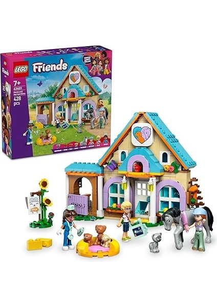 Friends At ve Evcil Hayvan Veteriner Kliniği 42651-7 Yaş ve Üzeri Kız ve Erkek Çocuklar Için Mini Bebe... + 1 LEGO Set