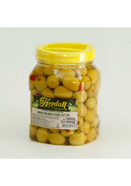 Biberli Yeşil Zeytin 1 Ltpet Kav.