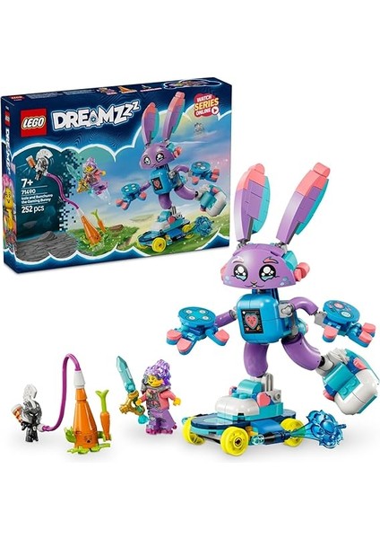 Dreamzzz Izzie ve Oyun Tavşanı Bunchurro 71490-7 Yaş ve Üzeri Kız ve Erkek Çocuklar Için Yaratıcı ve E... + 2 LEGO Set