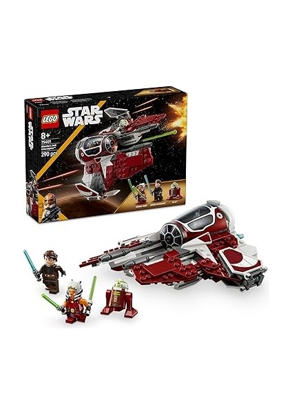 Star Wars: Klon Savaşları Ahsoka’nın Jedi Interceptor’ı 75401-8 Yaş ve Üzeri Kız ve Erkek Çocuklar Içi... + 1 LEGO Set