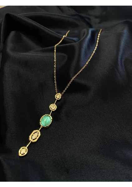 Turkuaz Taşlı Ykolye