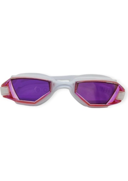 Aynalı Yüzücü Gözlüğü Silikon Kırmızı - 1765 (Lisinya)