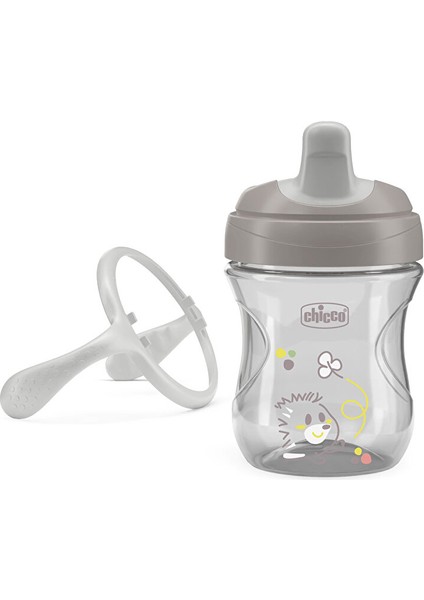 Yarı Yumuşak Uçlu Alıştırma Bardağı 6+ Ay 200 ml Unisex (3 Adet)