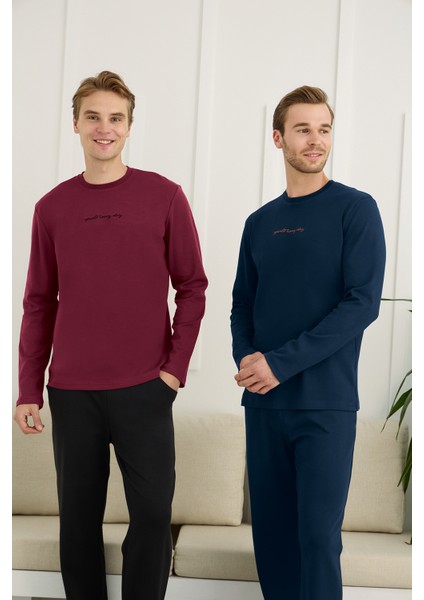 Erkek Uzun Kollu Pijama Takımı