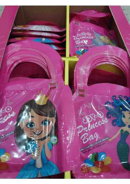 Prenses Çanta Poşet Bonibon 48 Adet