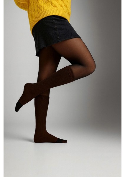 Burunsuz Topuklu Basic Pamuk Içerikli Yoga Tozluk