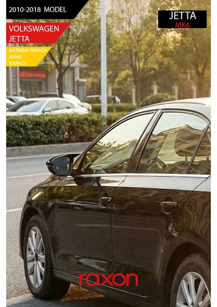 Volkswagen Jetta 2010-2018 Mk6 Batman & Yarasa Ayna Kapağı – Parlak Piano Black Sport indirimleri