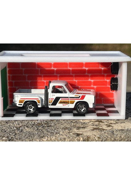 Minyatür Araba Garajı (Hotwheels Modeller ile Uyumludur)