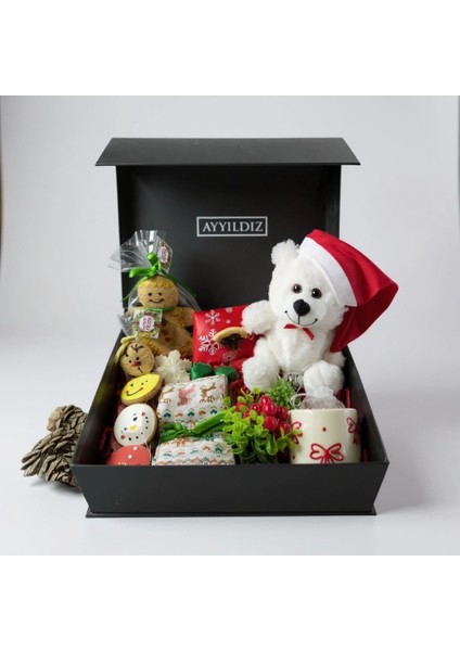 Yeni Yıl Çikolata & Peluş Hediye Kutusu