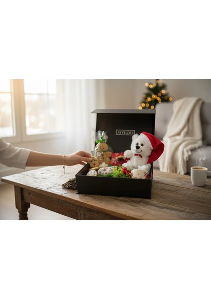 Yeni Yıl Çikolata & Peluş Hediye Kutusu fiyatları