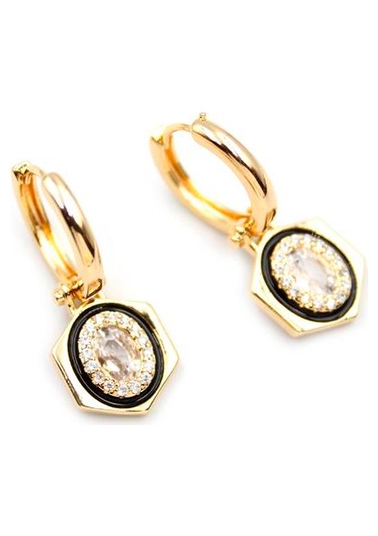 Taşlı Küpe - Beyaz fiyatları