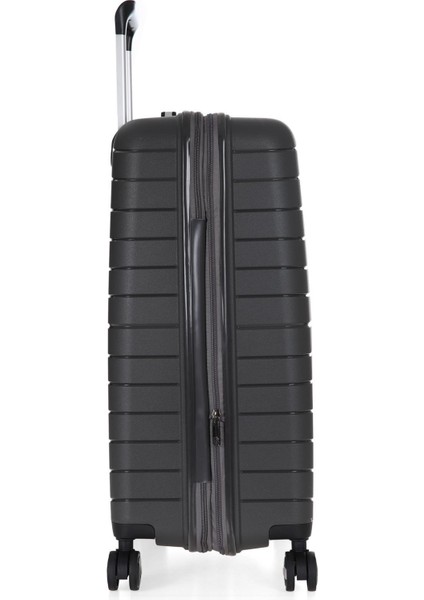 Ultra Hafif Polipropilen Körüklü Ekstra Hacim Orta+Makyaj 2 Li Valiz Seti