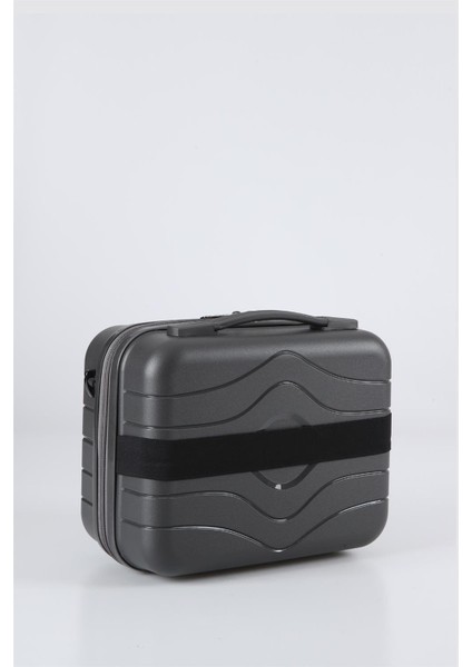 Ultra Hafif Polipropilen Körüklü Ekstra Hacim Orta+Makyaj 2 Li Valiz Seti