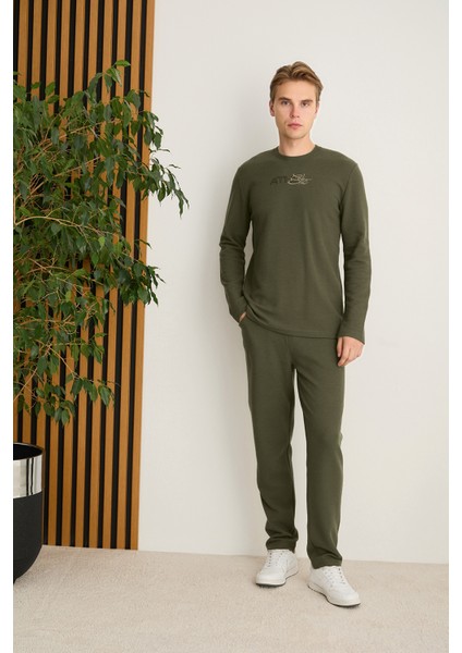 Erkek Uzun Kollu Eşofman Takımı