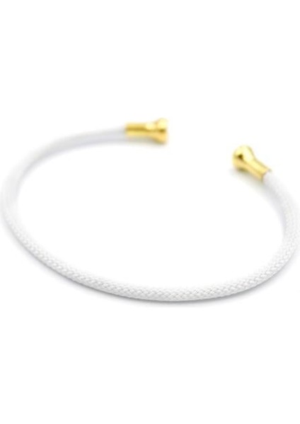 Hasır Pndr Bileklik - Beyaz