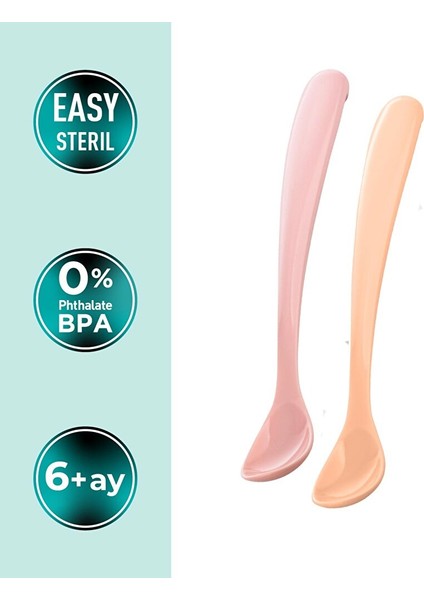 2'li Beslenme Kaşığı Powder Pınk / Blush & Sakalam Kutusu (2 Adet) fiyatları