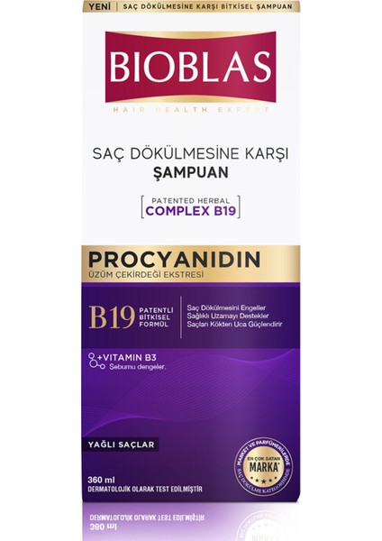 Yağlanmaya Karşı Şampuan 360 ml