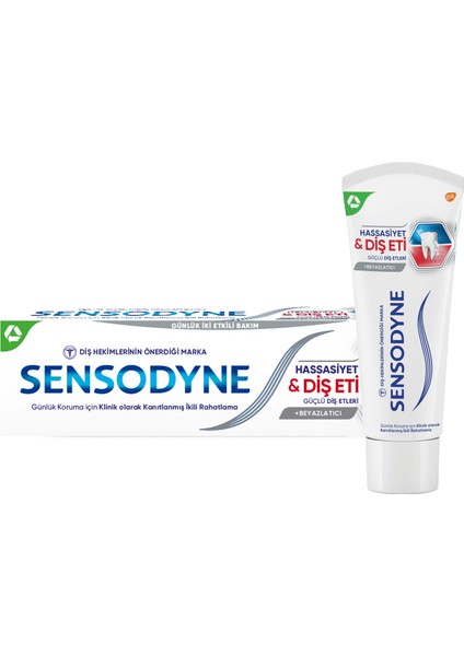 Hassasiyet & Diş Eti & Beyazlatıcı Diş Macunu 75 ml