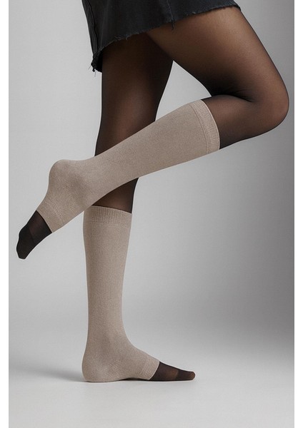 Burunsuz Topuklu Basic Pamuk Içerikli Yoga Tozluk