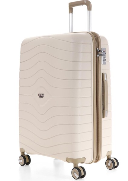 Ultra Hafif Polipropilen Körüklü Ekstra Hacim Orta+Makyaj 2 Li Valiz Seti modelleri