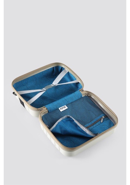 Ultra Hafif Polipropilen Körüklü Ekstra Hacim Orta+Makyaj 2 Li Valiz Seti