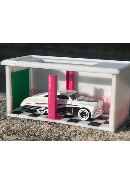 Minyatür Araba Garajı (Hotwheels Modeller ile Uyumludur) Ürün Boyutu