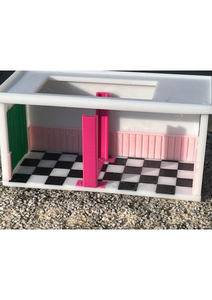 Minyatür Araba Garajı (Hotwheels Modeller ile Uyumludur) Ürün Boyutu modelleri