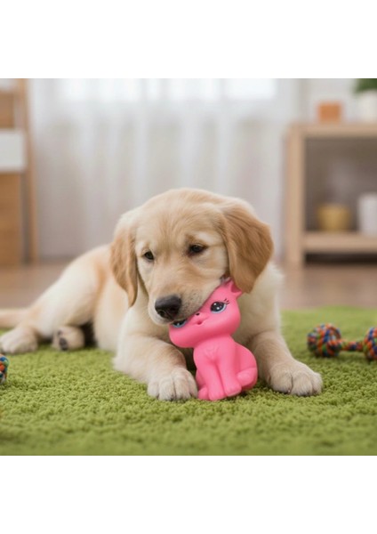 Evcil Hayvan Sesli Geyik Şeklinde Plastik Oyuncak fırsatları