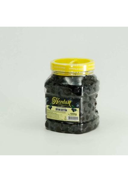 Jumbo Gemlik Çeşidi Siyah Zeytin 1 Lt Pet Kavanoz