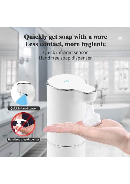 Laopao Sensörlü Otomatik Köpük Sabunluk – Duvara Monte, USB Şarjlı, Temassız Dağıtıcı (Beyaz) fiyatları