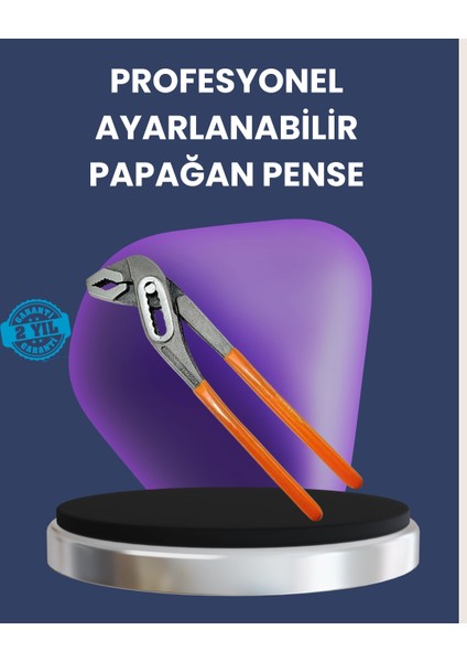 Ayarlanabilir Papağan Pense Çelik Gövde Profesyonel Kurbağacık