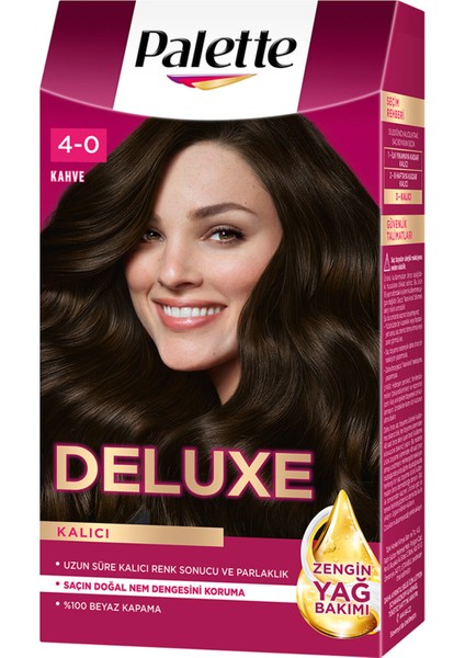 Deluxe Saç Boyası 4-0 Kahve 115 ml