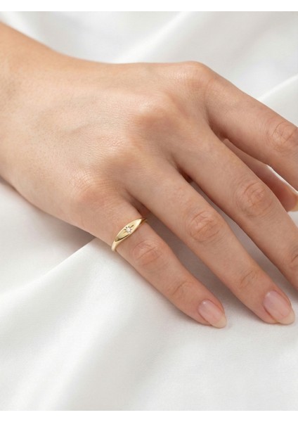 Amour Gold Serçe Parmak Yüzük