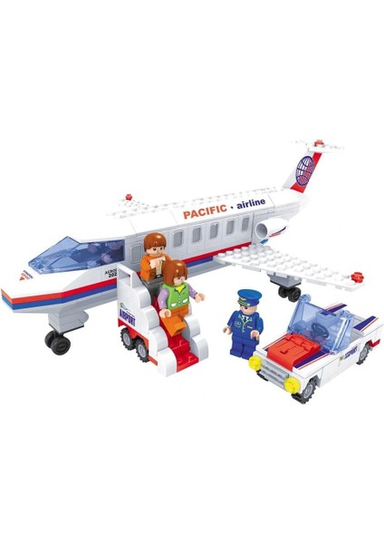 Ausini 252 Parça Yolcu Uçağı Peron LEGO Seti