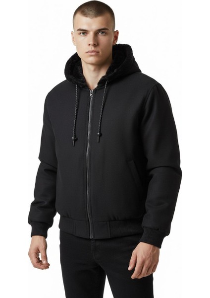 Oversize Erkek Çift Taraflı Kürklü Mont – Kapüşonlu, Kışlık ve Sıcak Tutucu fiyatları