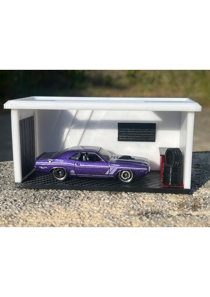 Minyatür Araba Garajı (Hotwheels Modeller ile Uyumludur)