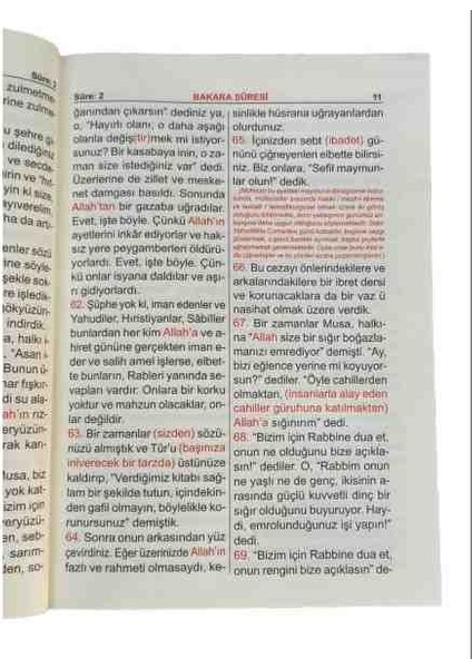 Haktan Kuranı Kerim Yüce Meali - Arapça Metinsiz Türkçe Meal - Elmalılı Muhammed Hamdi Yazır Orta Boy fiyatları