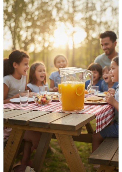 Akrilik 2 Lt Şeffaf Sürahi (Buzdolabı Kapak Rafına Sığar) fiyatları