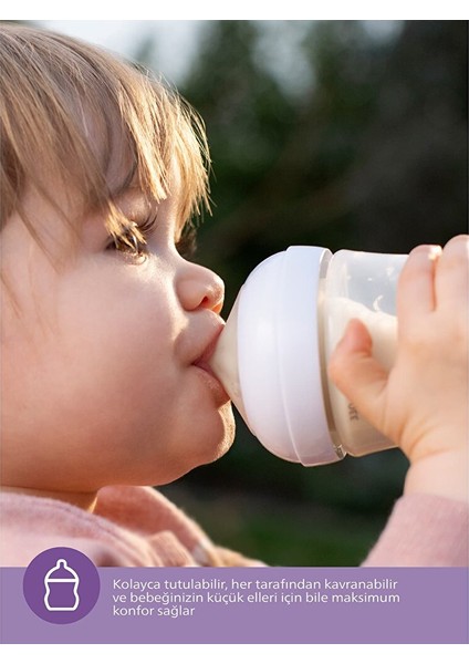 Doğal Tepkili Pp Biberon 330ML 3+ Ay (3 Adet) modelleri
