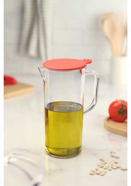 Akrilik Ölçekli Şeffaf 1 Lt Yağlık & Yağdanlık & Ölçü Kabı ( Cam Değildir ) modelleri