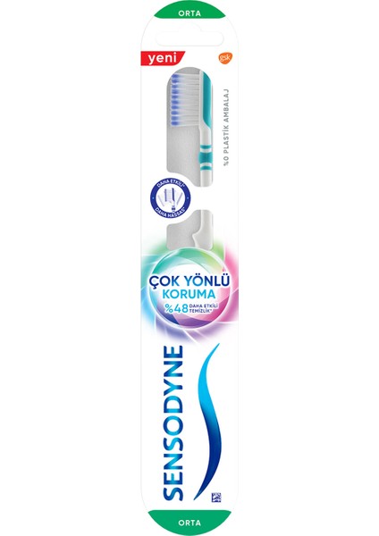 Çok Yönlü Koruma Diş Fırçası - Orta