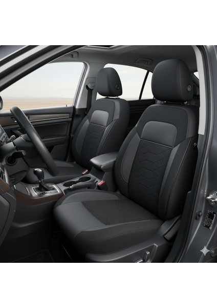 Venüs Serisi Koyu Gri Her Araca Uyumlu Universal Oto Koltuk Kılıfı fiyatları