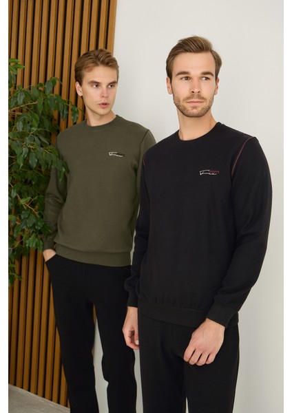 Erkek Uzun Kollu Eşofman Takımı