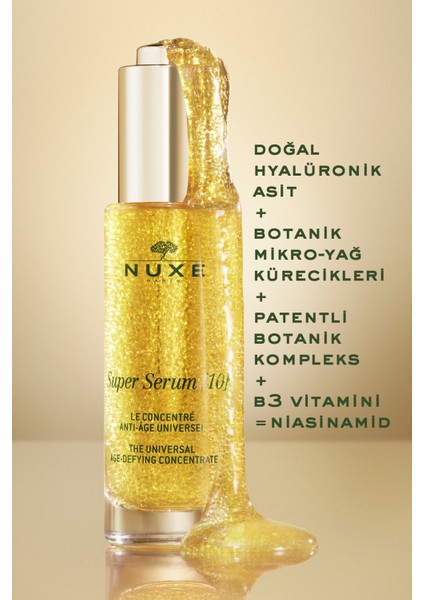 Super 10 Yaşlanma Karşıtı Kırışıklıkları, Sıkılık, Koyu Lekeleri Düzeltici Serum 50ML fırsatları